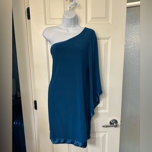 Women’s size 10 single sleeve blue cocktail dress